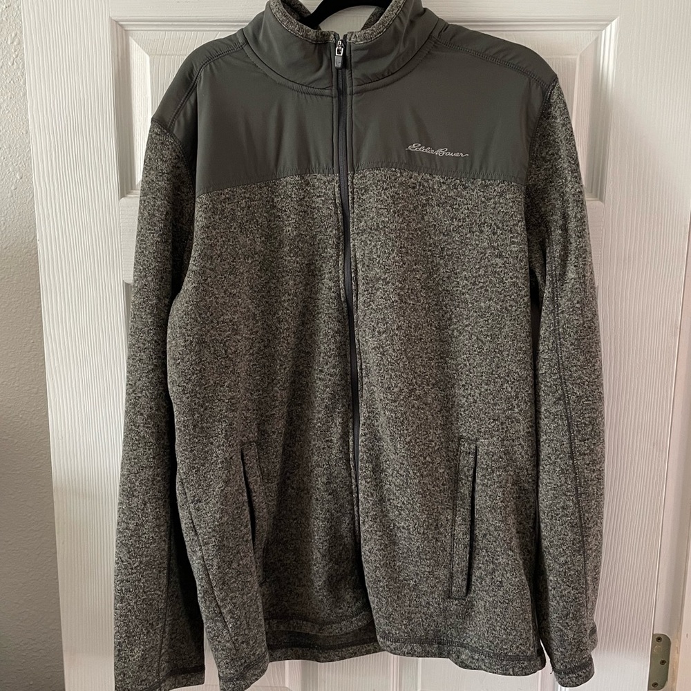 Eddi Bauer Zip up jacket. Mens XLT